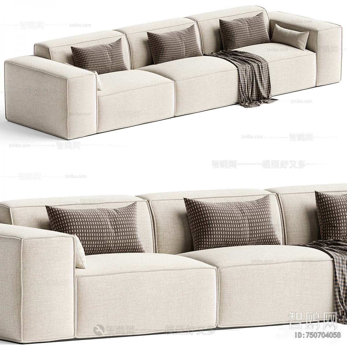 Modern Three-seat Sofa