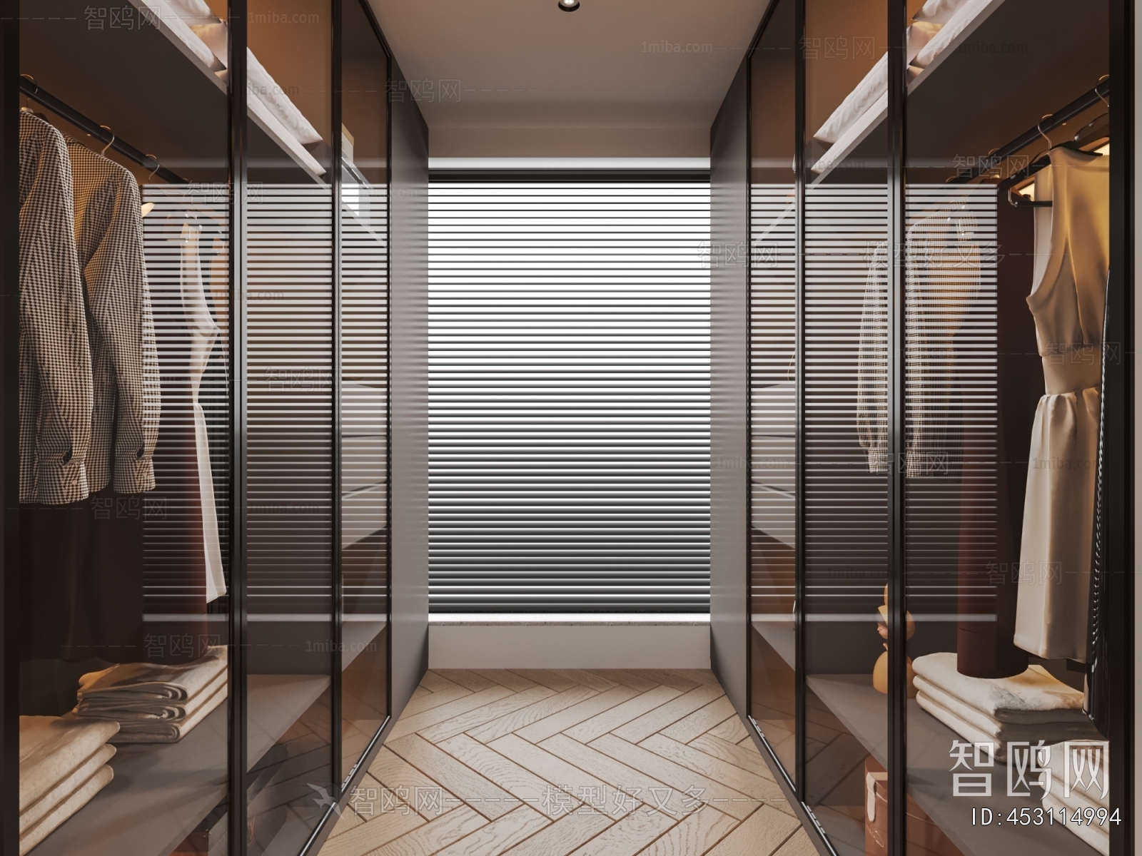 Modern Clothes Storage Area