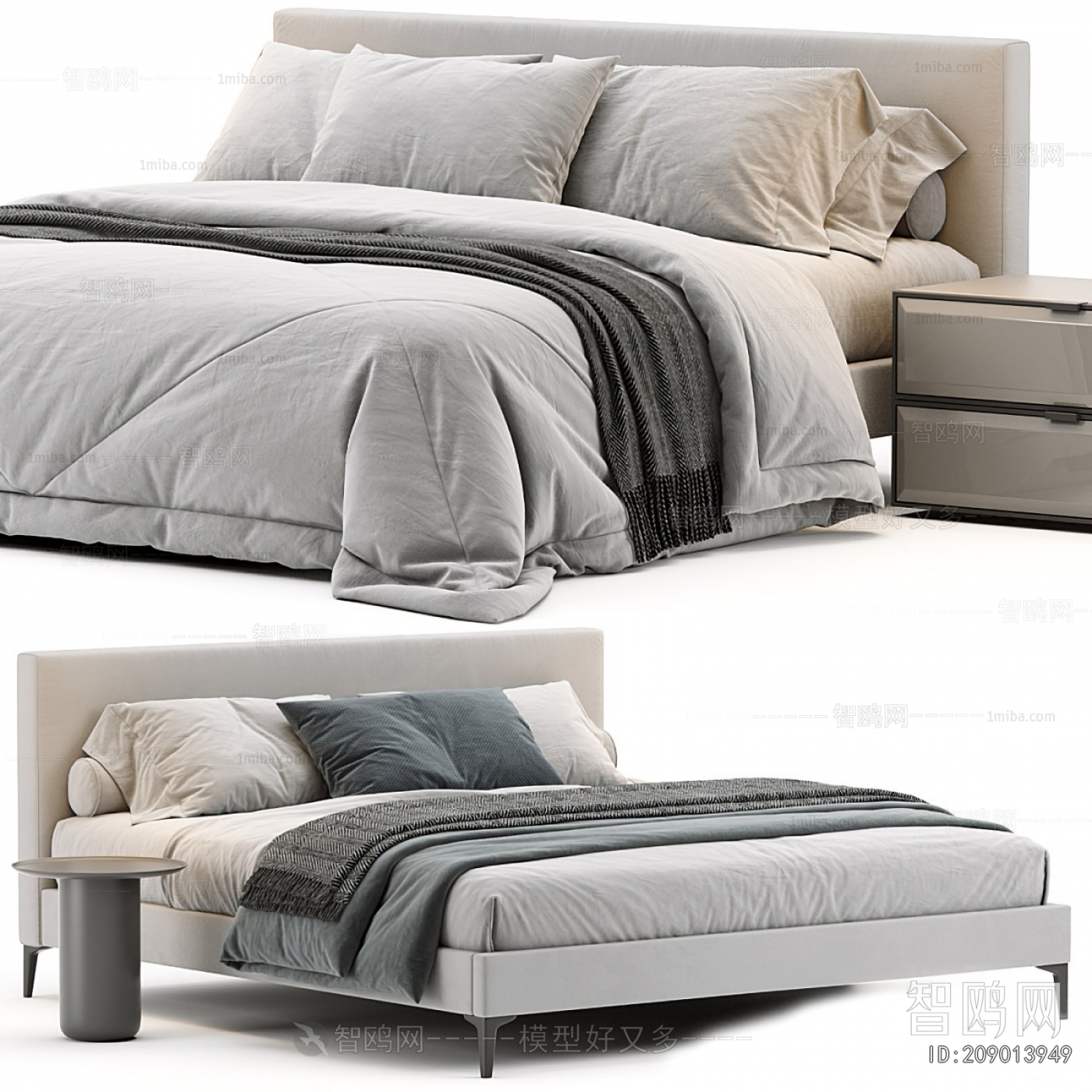 Modern Double Bed