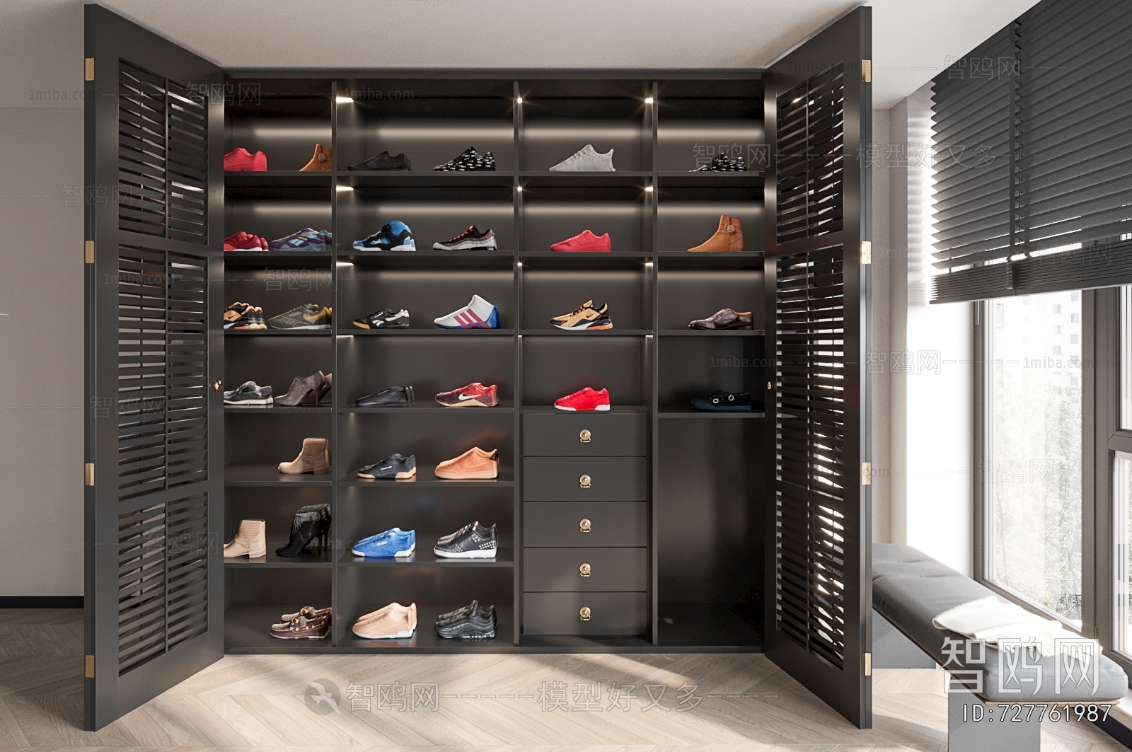 Modern Shoe Cabinet