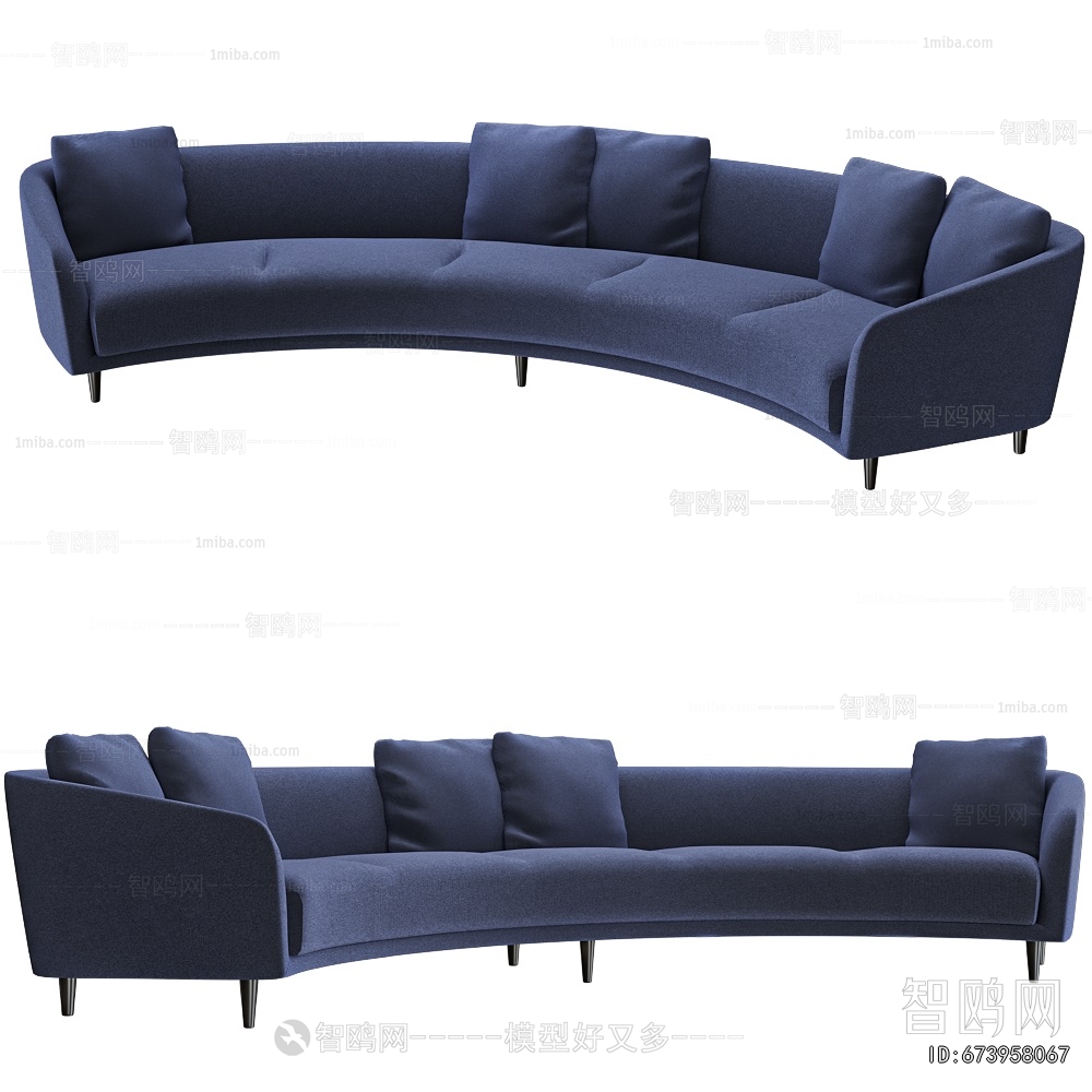Modern Curved Sofa