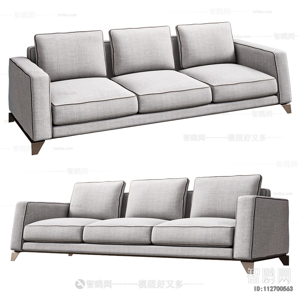 Modern Three-seat Sofa