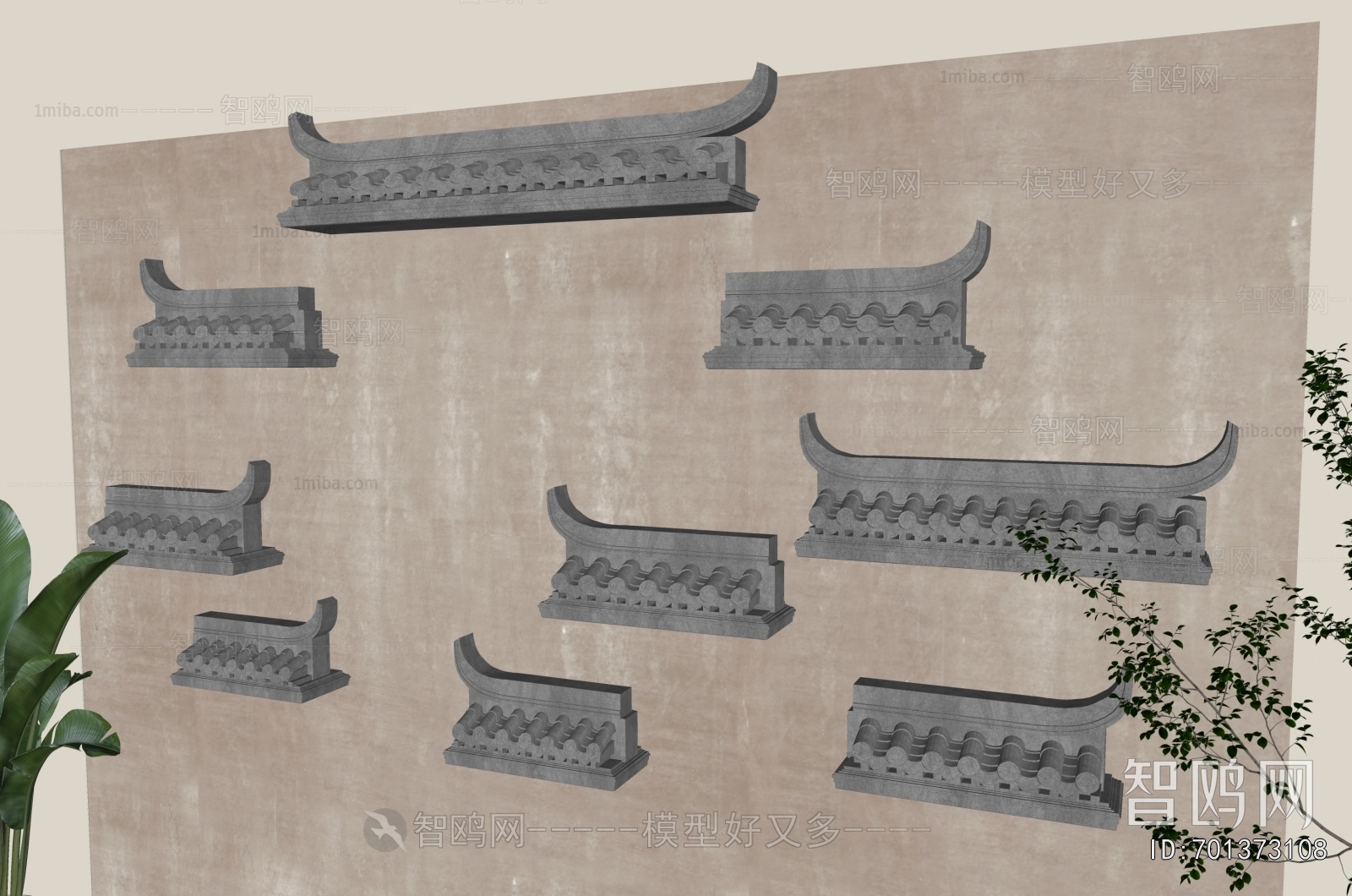 New Chinese Style Building Component