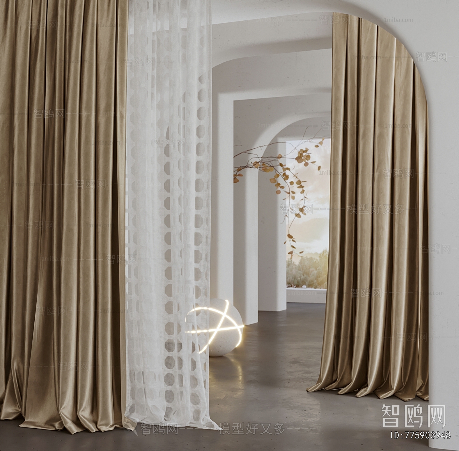 Modern The Curtain