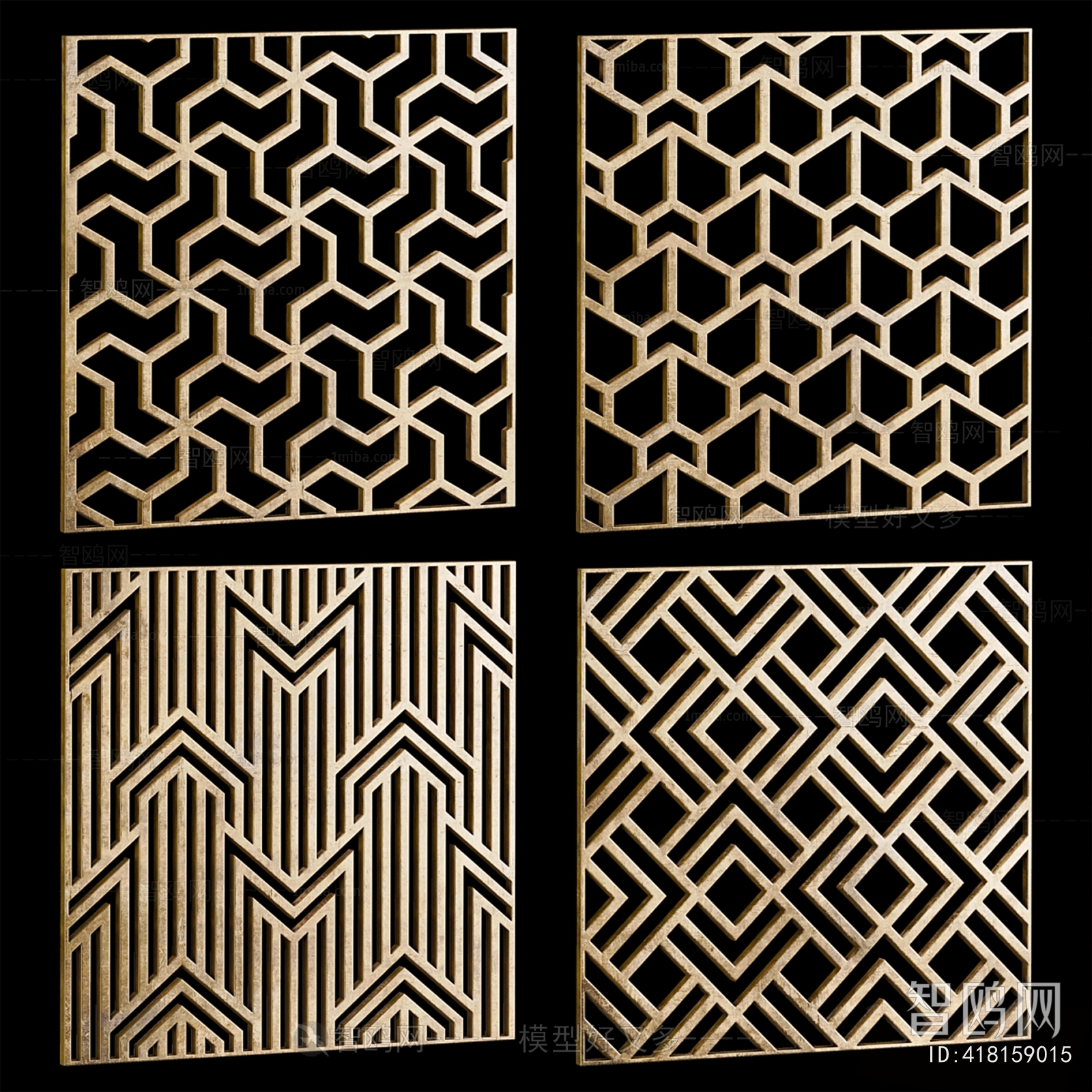 Modern Metal Screen Partition