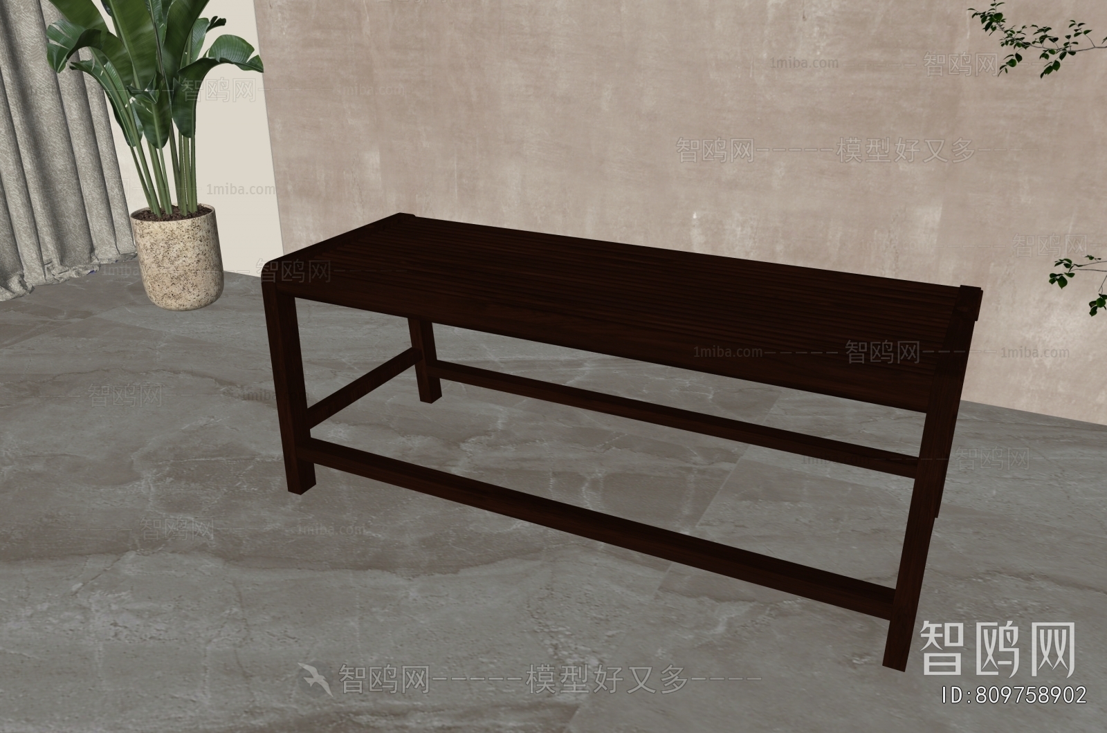 New Chinese Style Bench