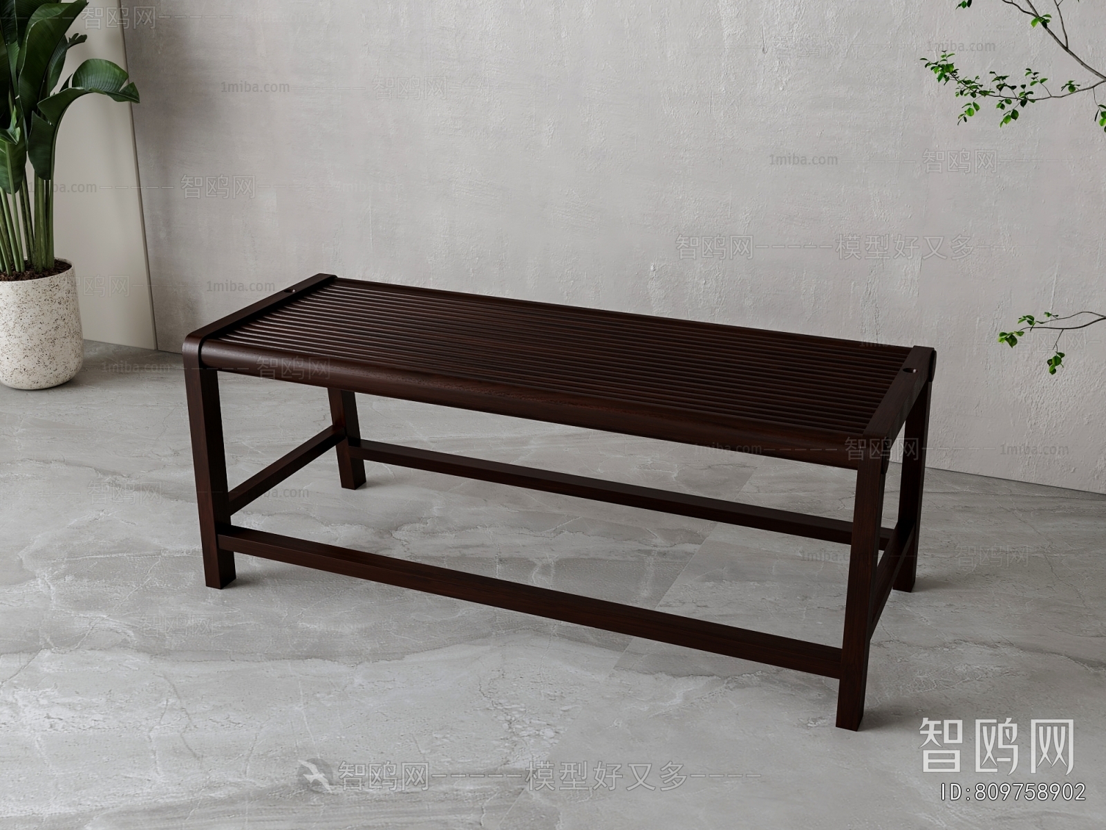 New Chinese Style Bench