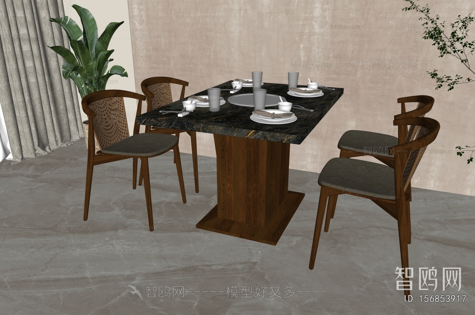 New Chinese Style Dining Table And Chairs