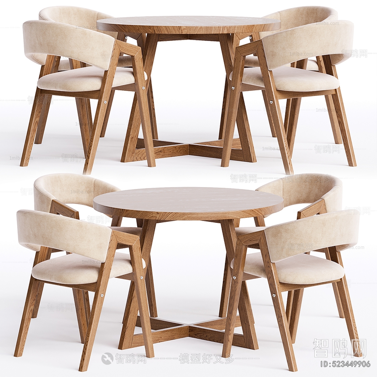 Nordic Style Dining Table And Chairs