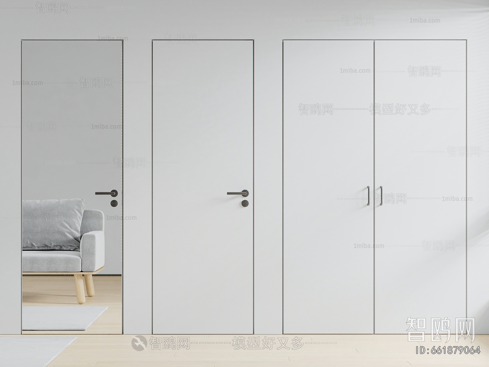 Modern Single Door