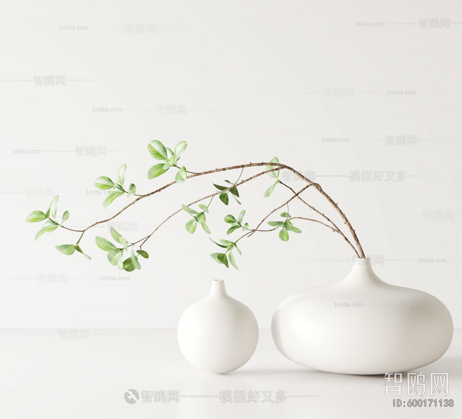 Modern Aquatic Green Plant