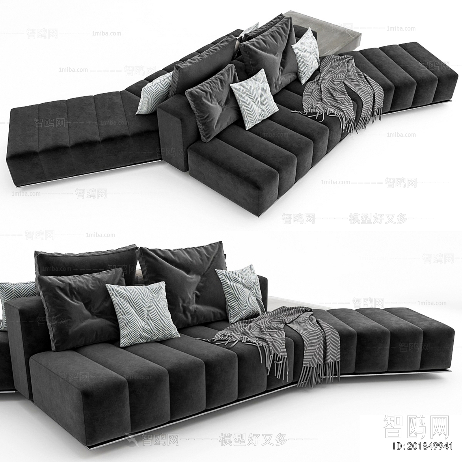 Modern Multi Person Sofa