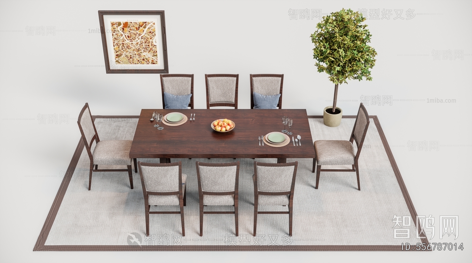 American Style Dining Table And Chairs