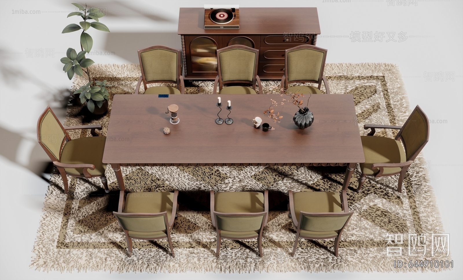 American Style Dining Table And Chairs