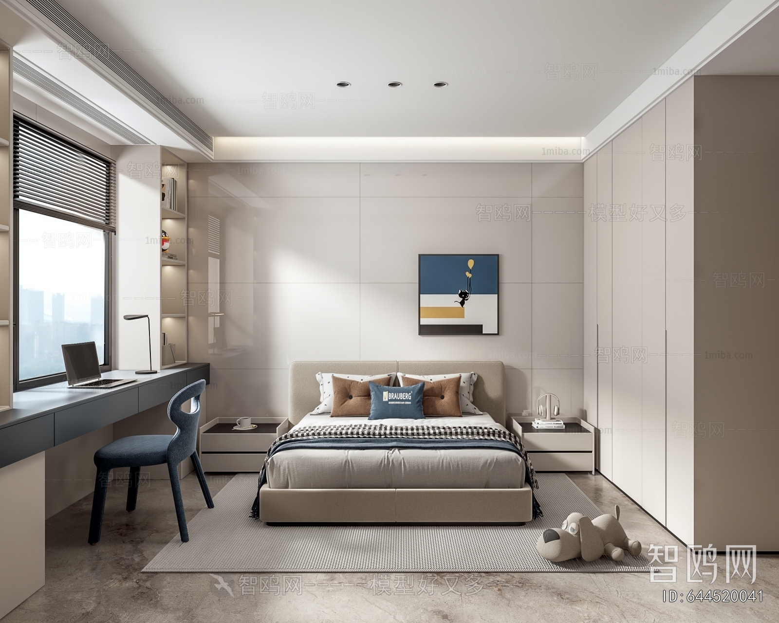 Modern Boy's Room And Son's Room