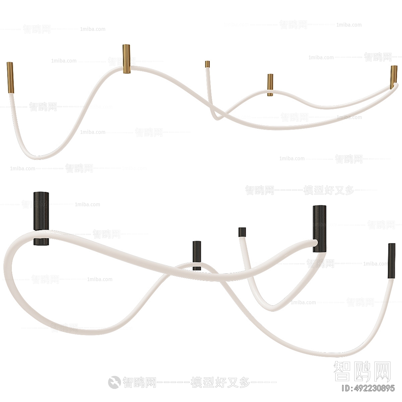 Modern Long Chandelier