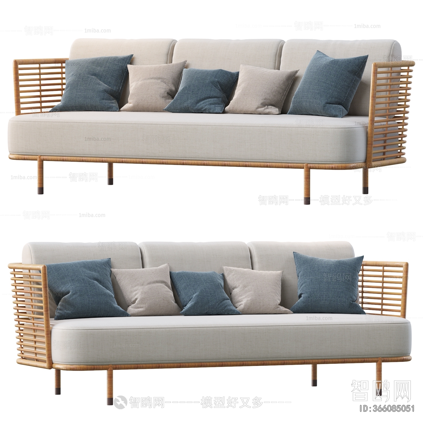 Modern Three-seat Sofa