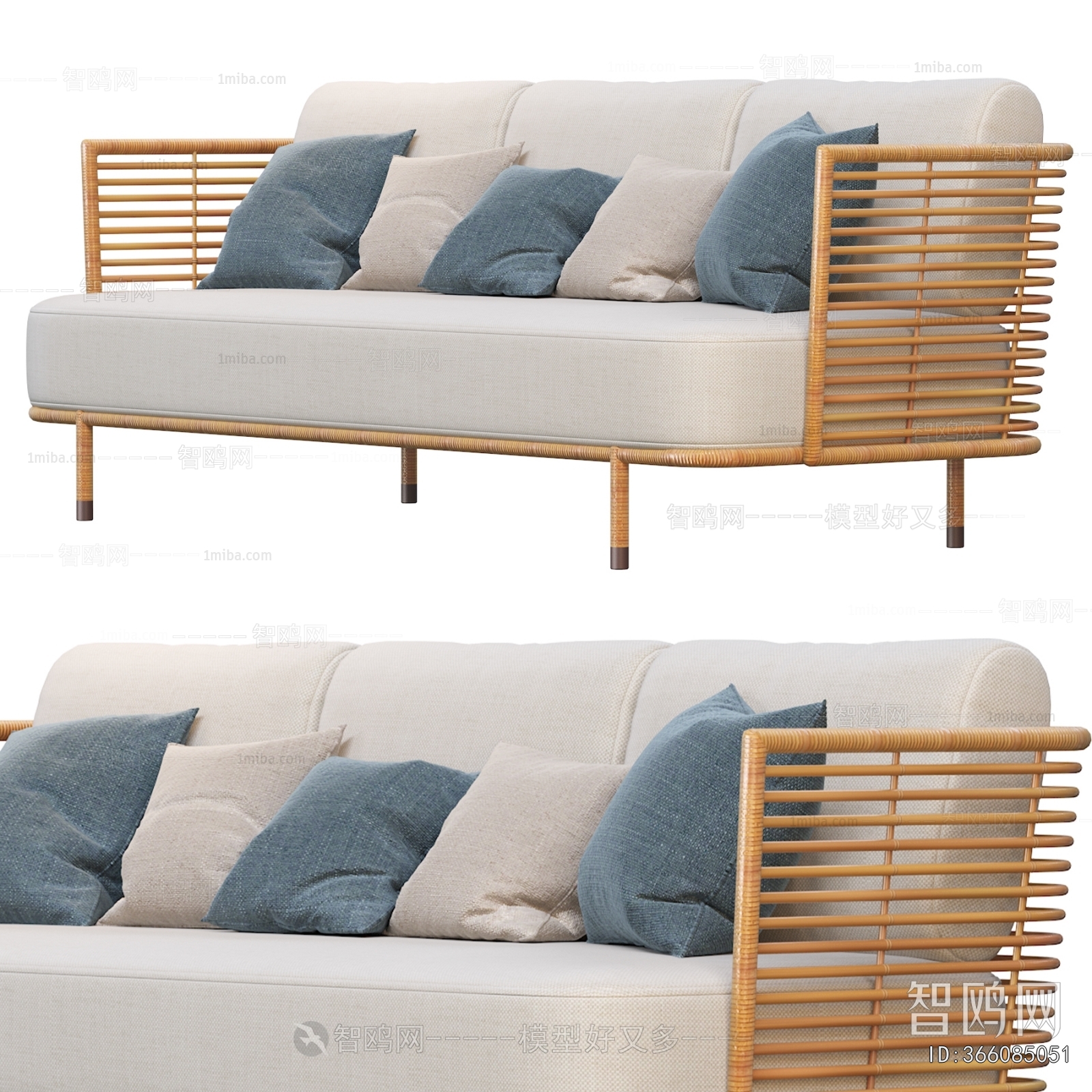 Modern Three-seat Sofa