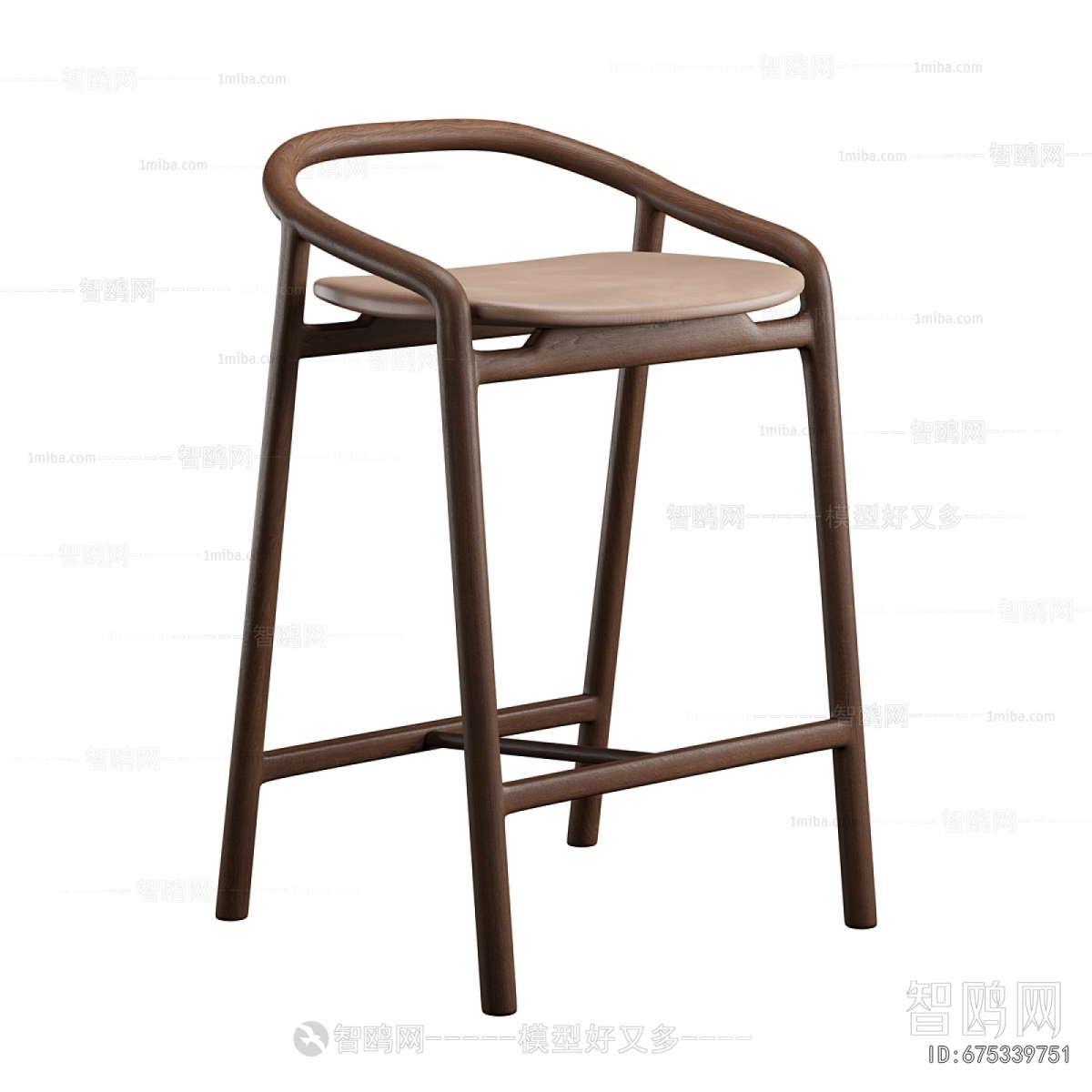Nordic Style Bar Chair