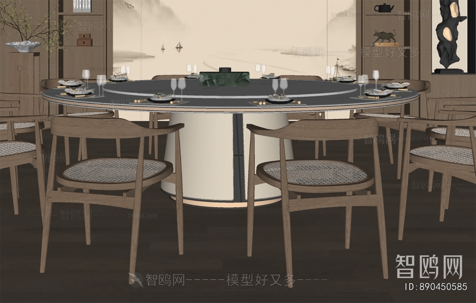 New Chinese Style Dining Table And Chairs