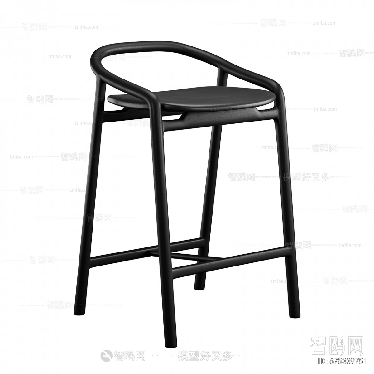 Nordic Style Bar Chair