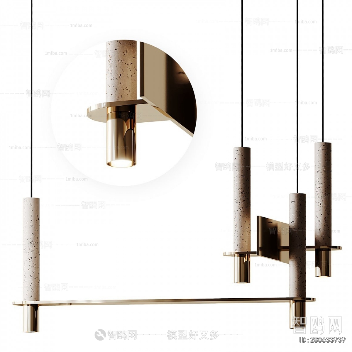 Modern Long Chandelier