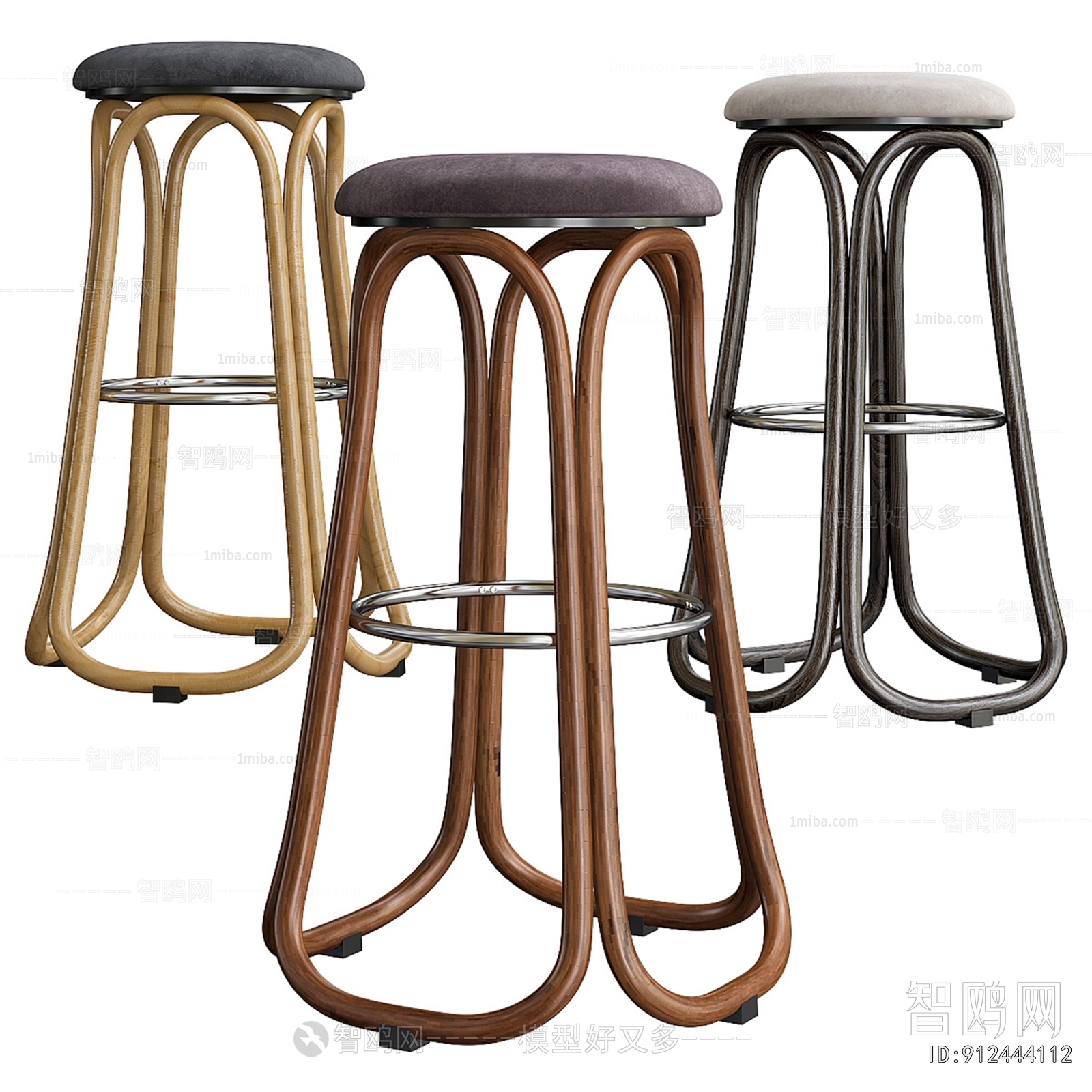 Nordic Style Bar Stool