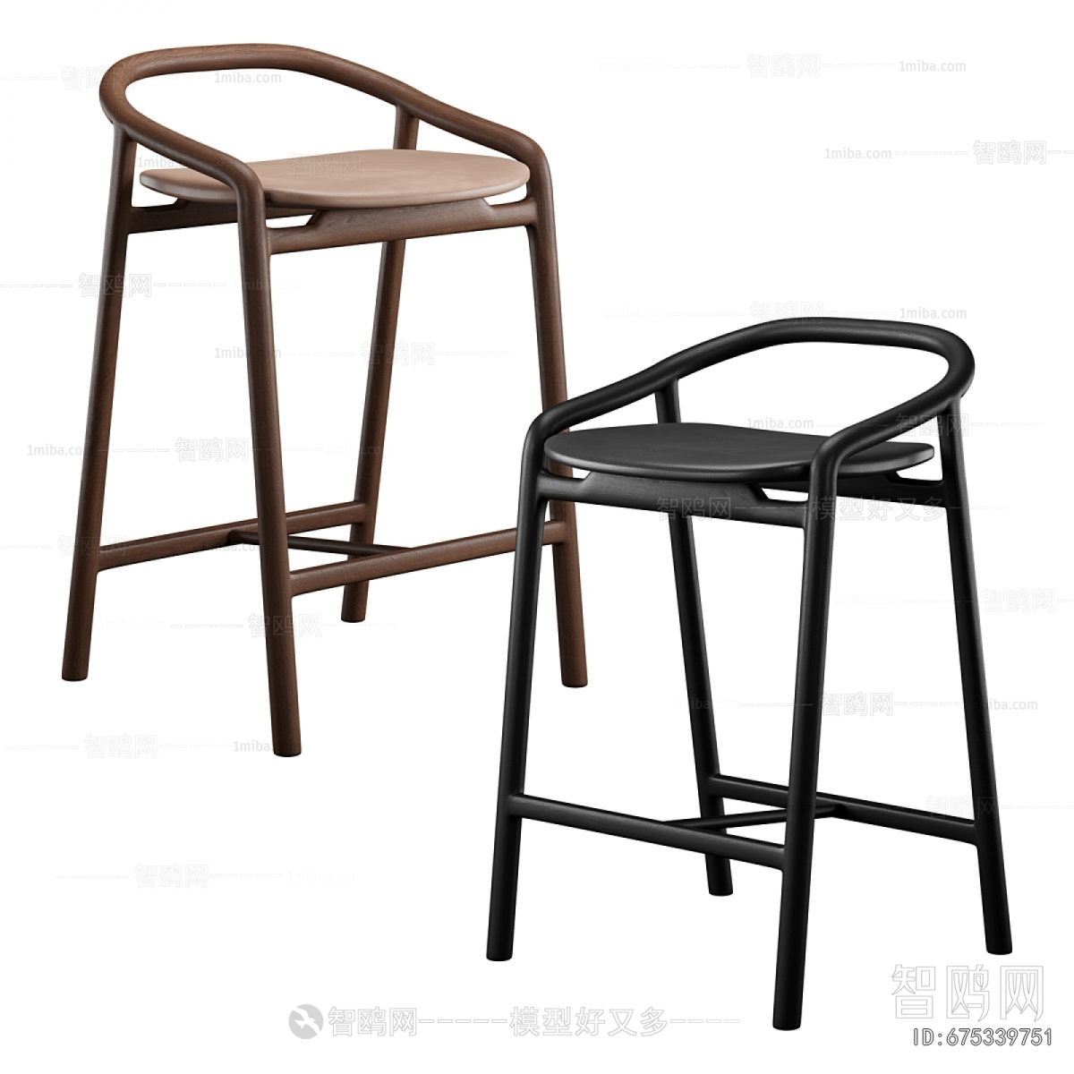 Nordic Style Bar Chair