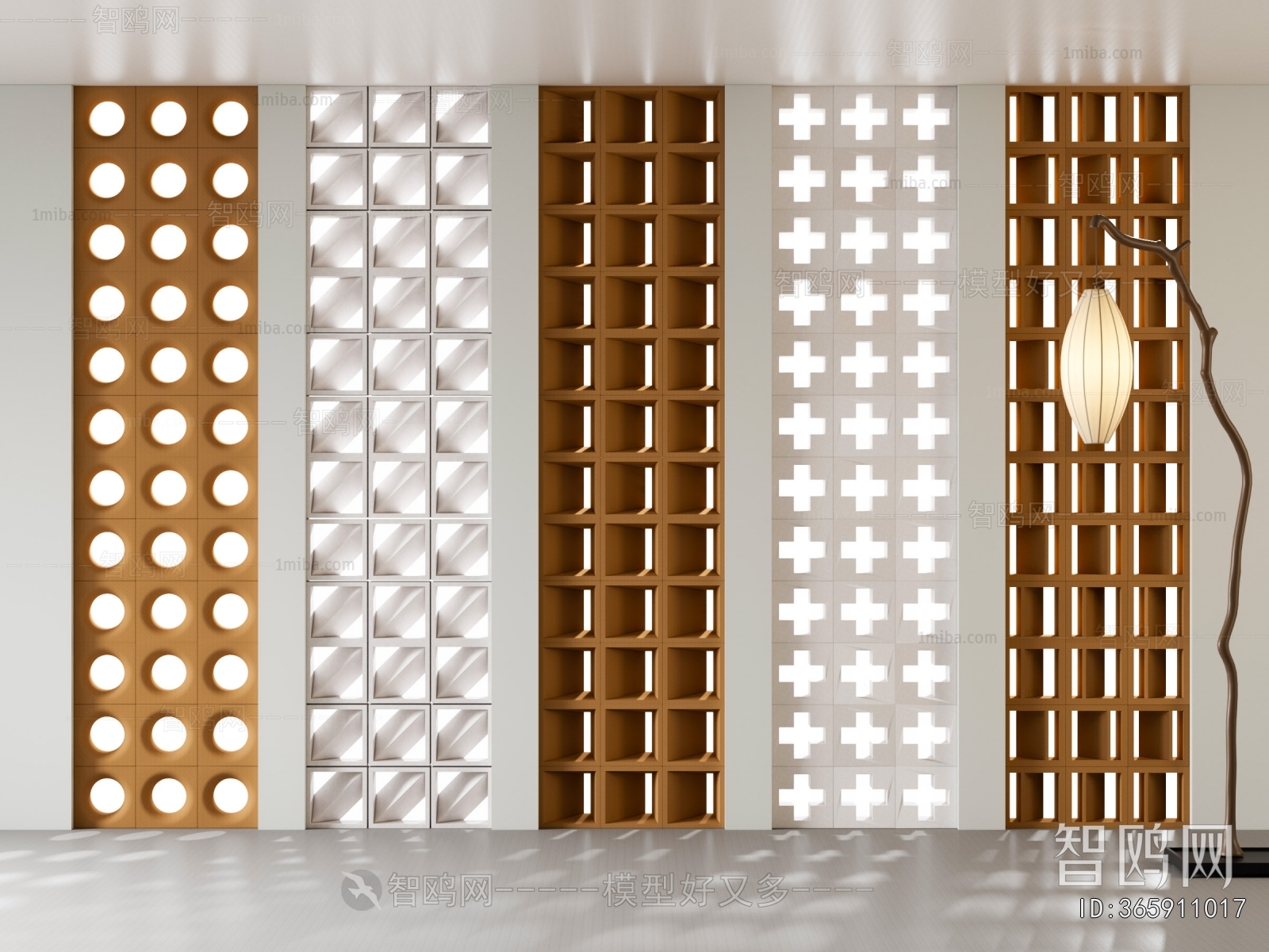 Modern Cement Brick Screen Partition