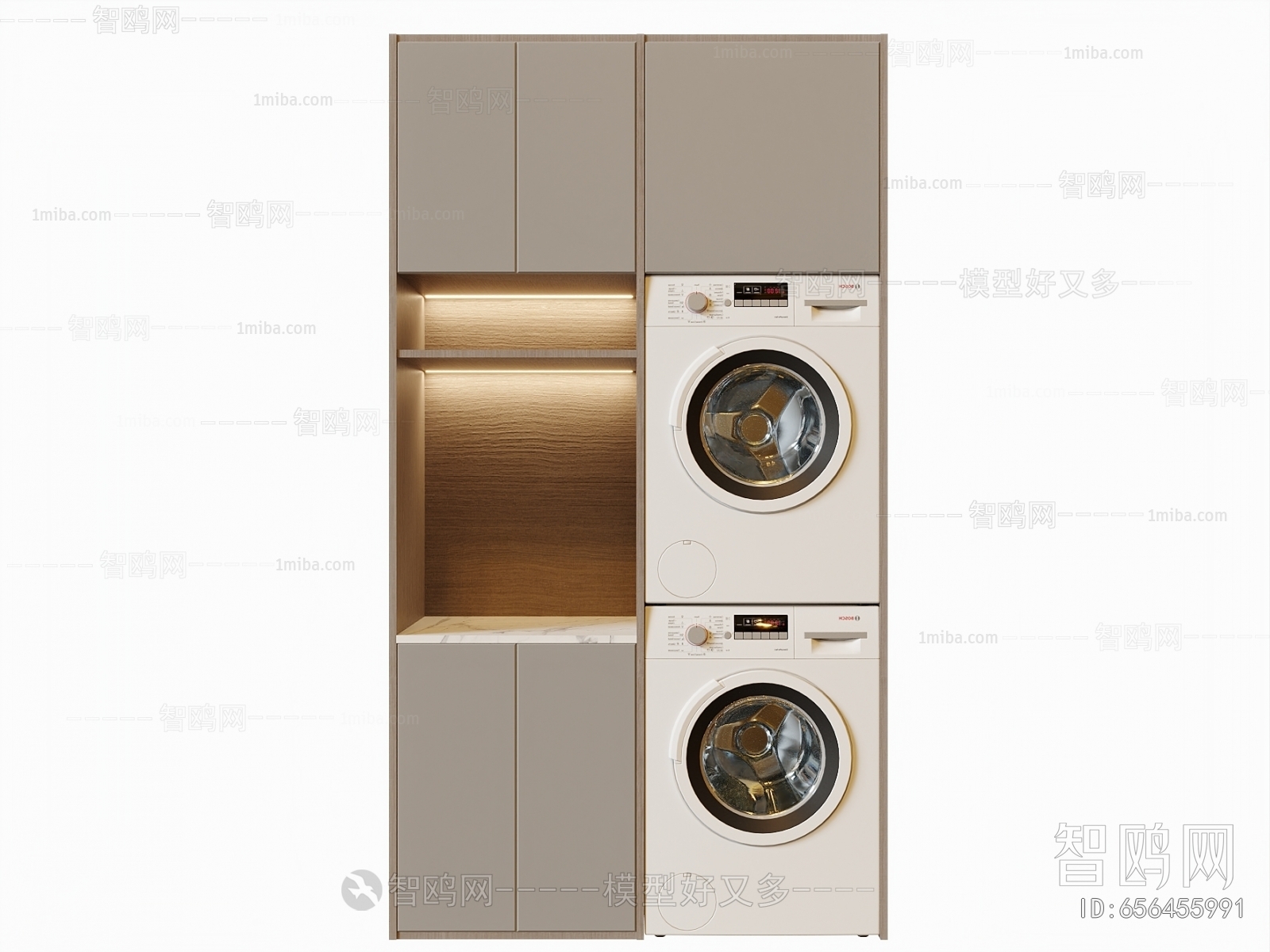 Modern Laundry Cabinet