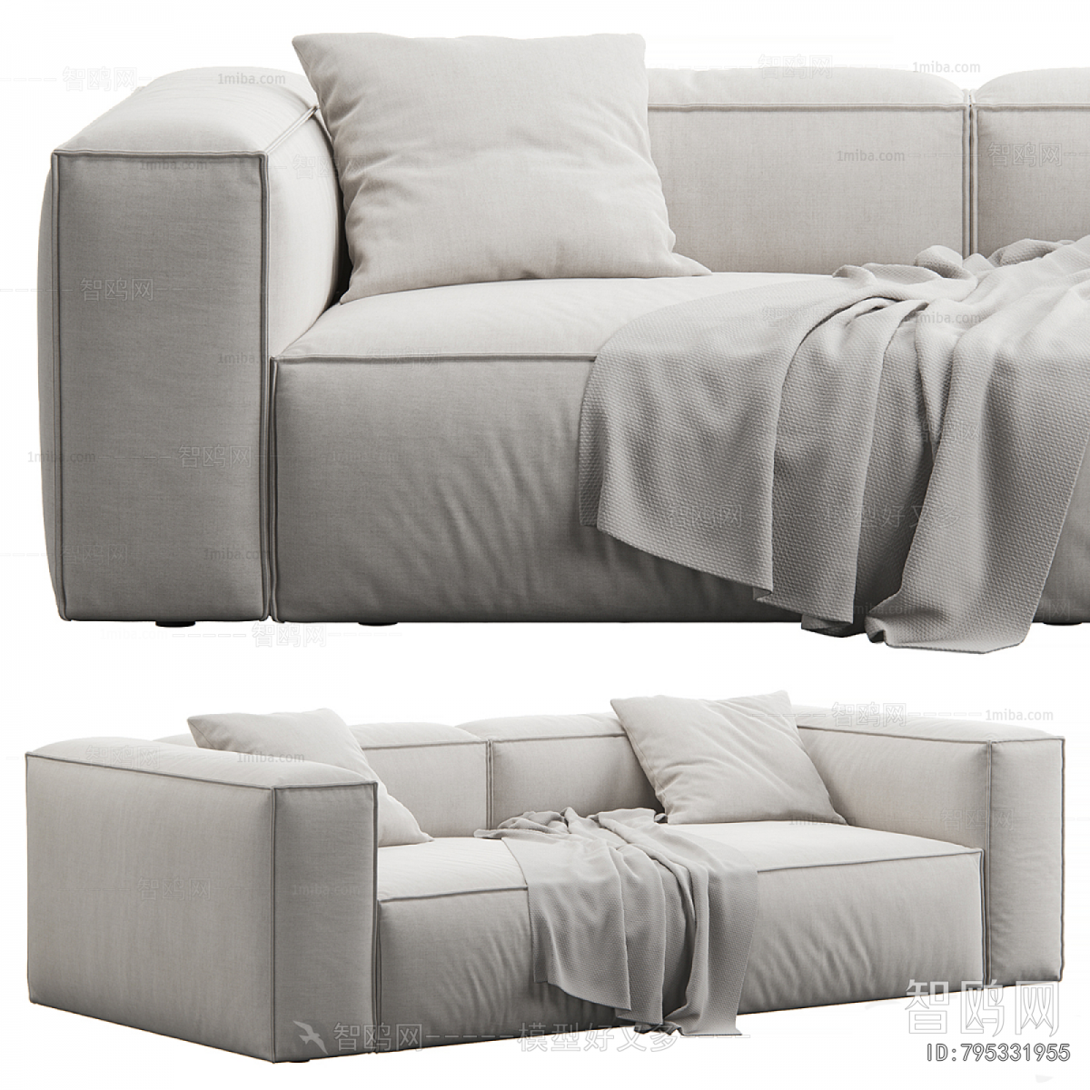 Modern Multi Person Sofa