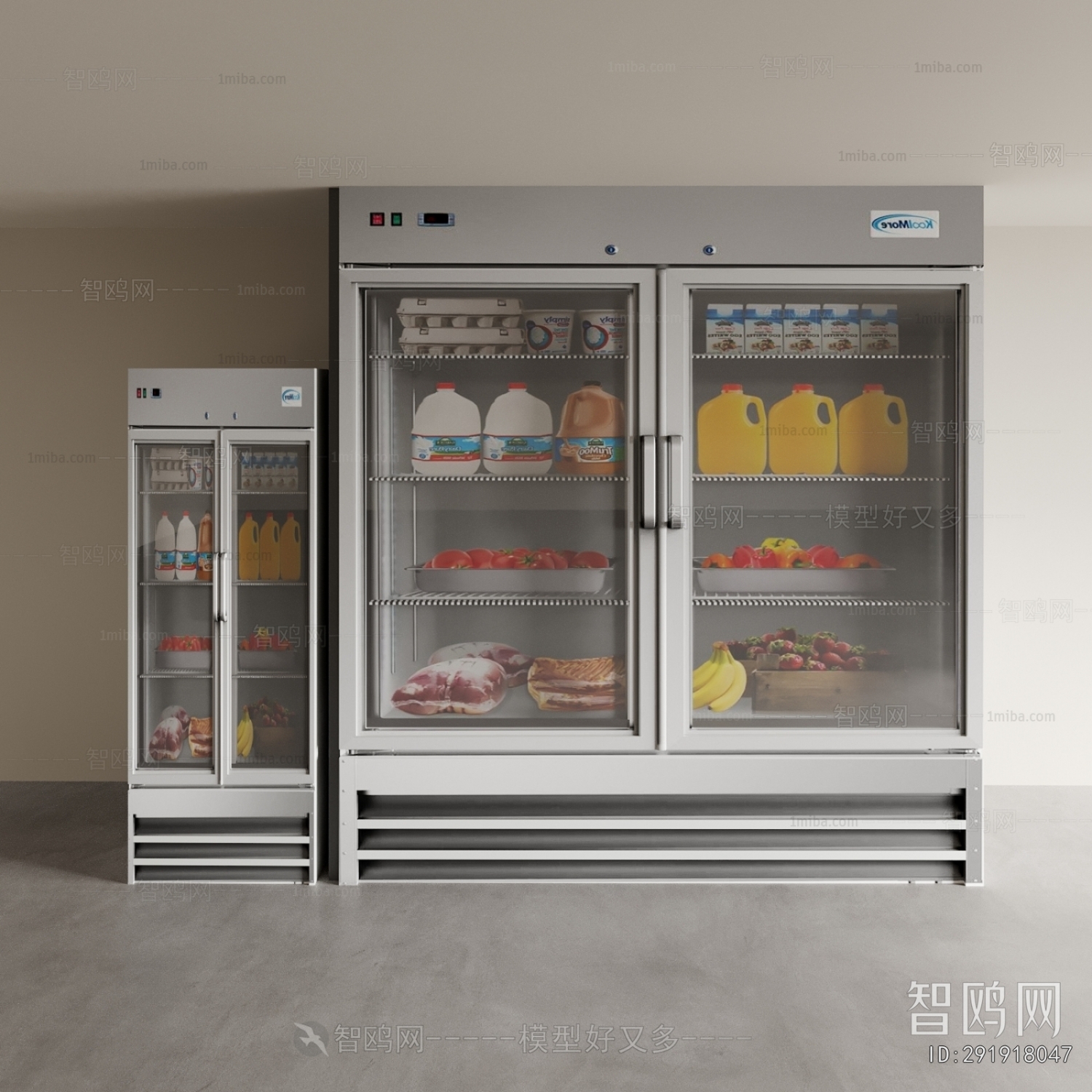 Modern Refrigerator Freezer