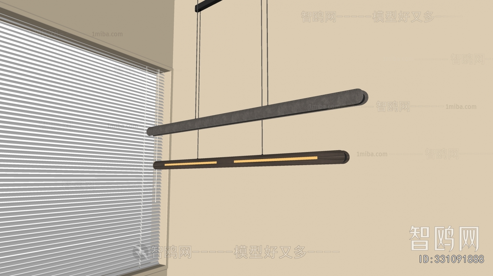 Modern Long Chandelier