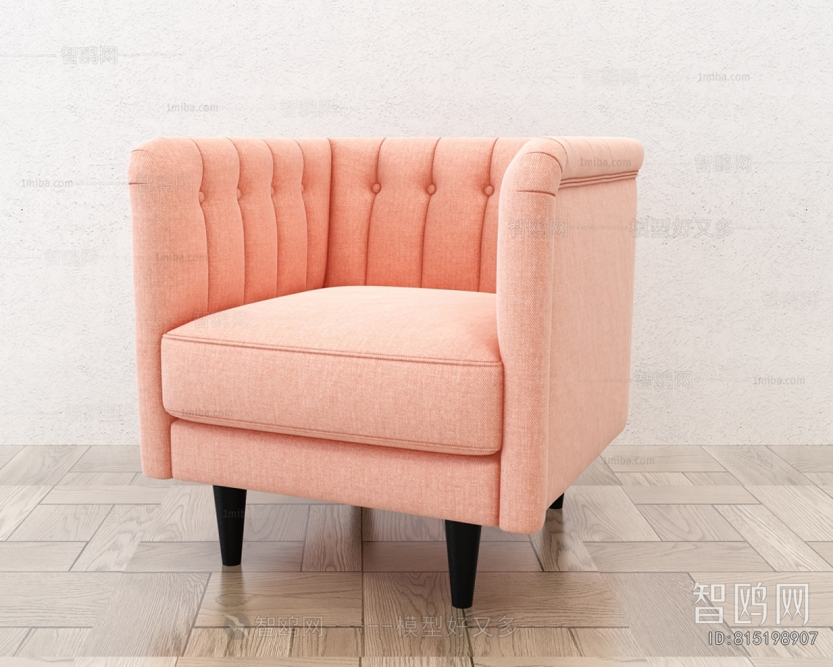 Simple European Style Single Sofa