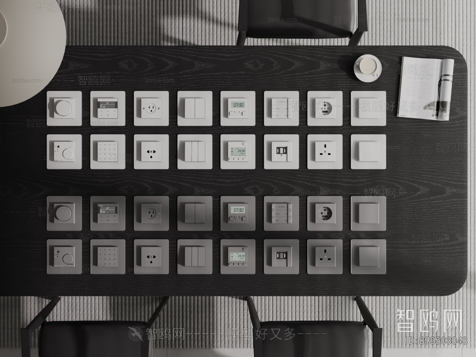 Modern Switch Socket Panel