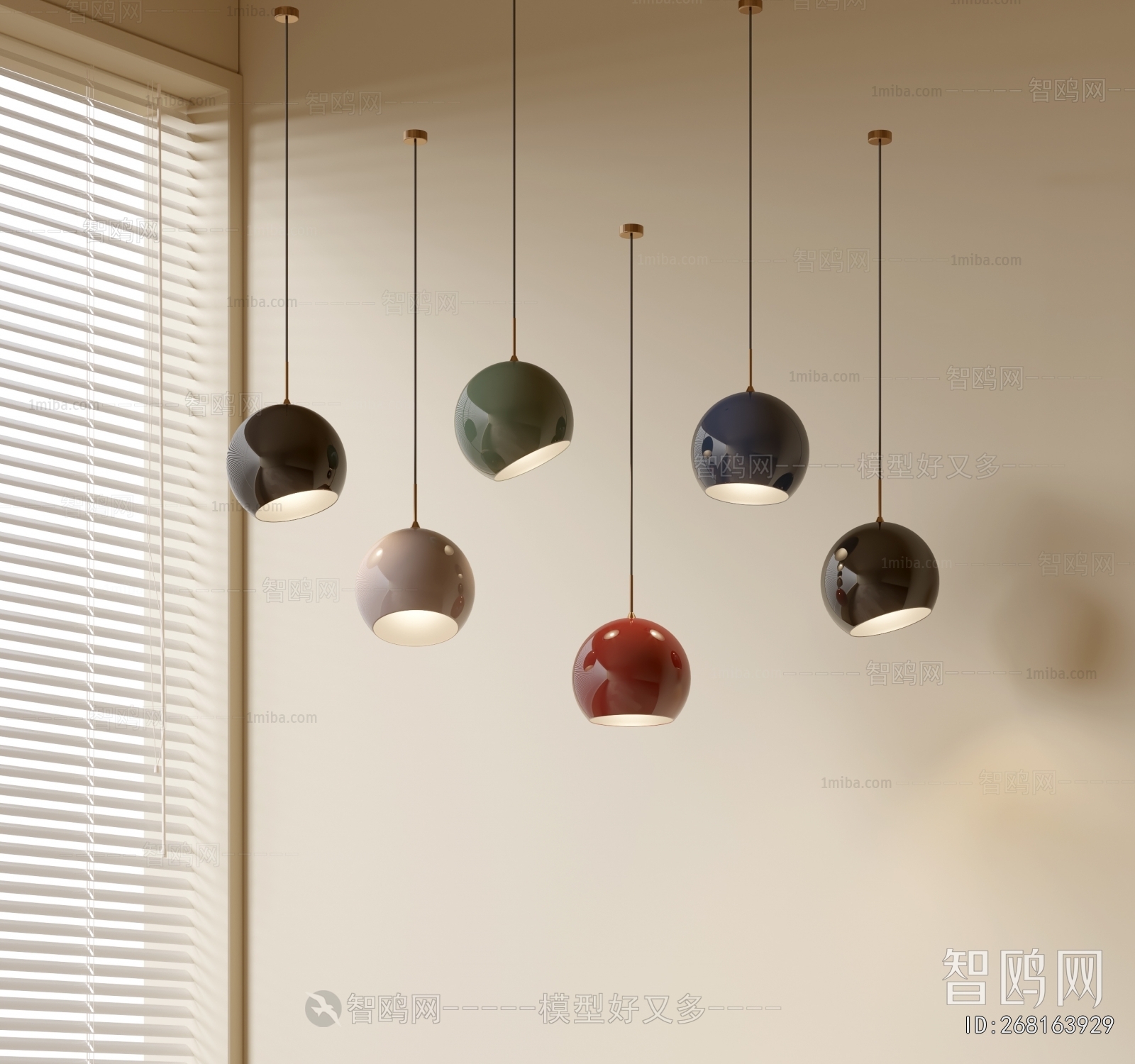 北欧简约小吊灯组合
