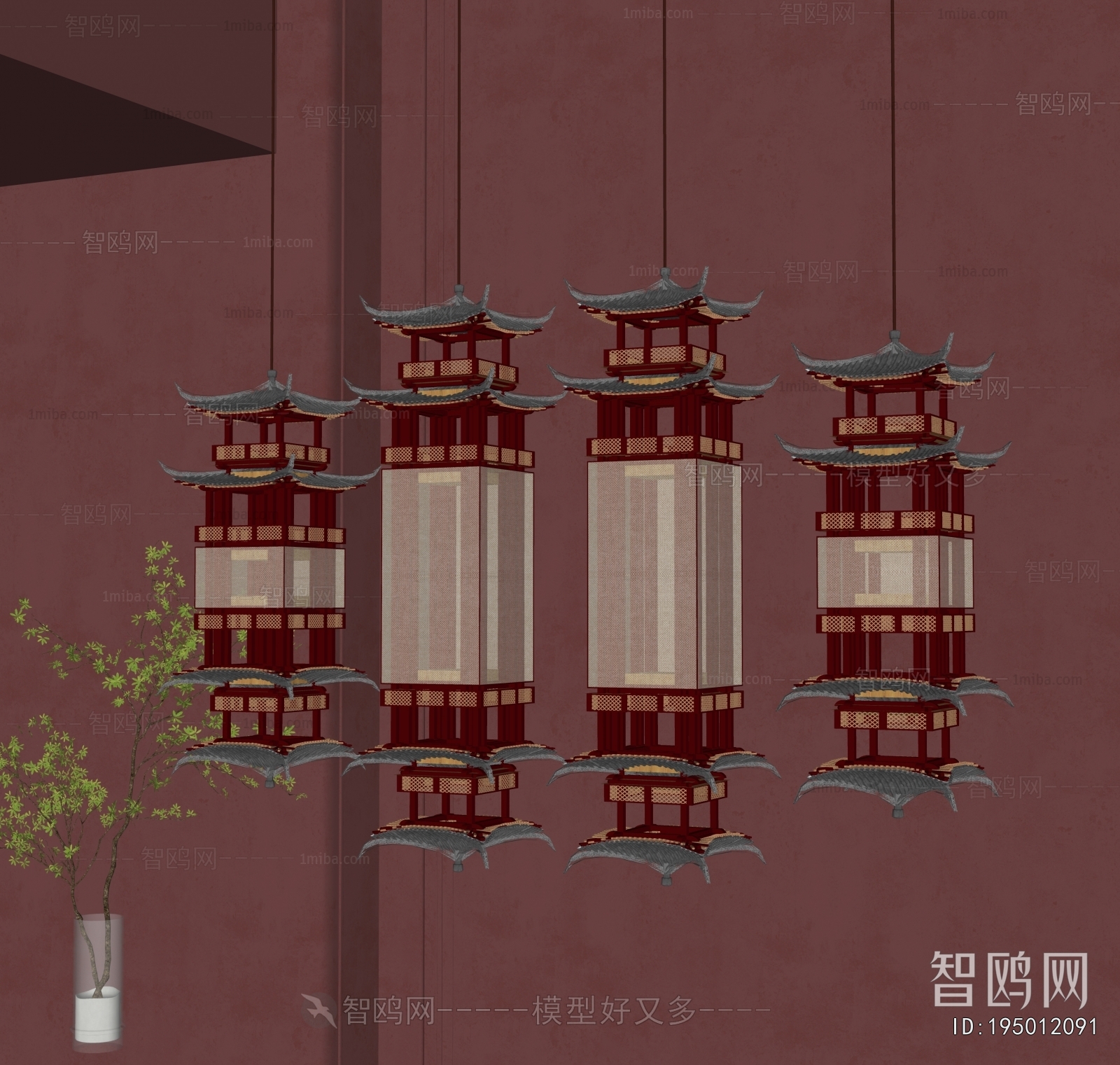 New Chinese Style Droplight