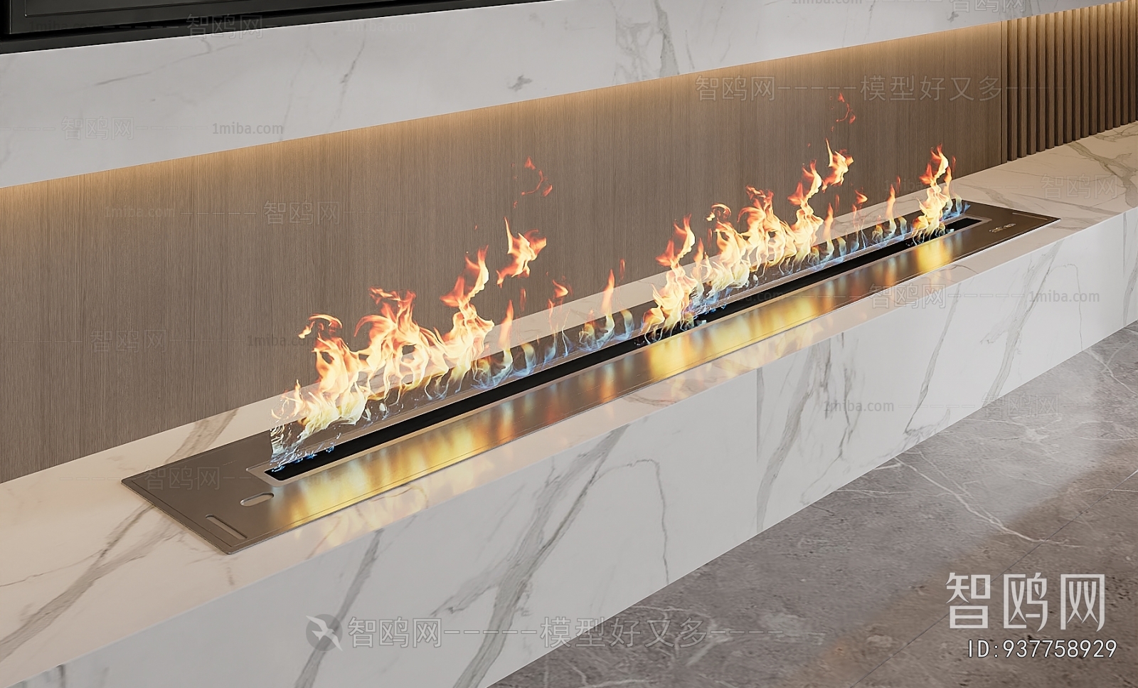 Modern Electronic Fireplace