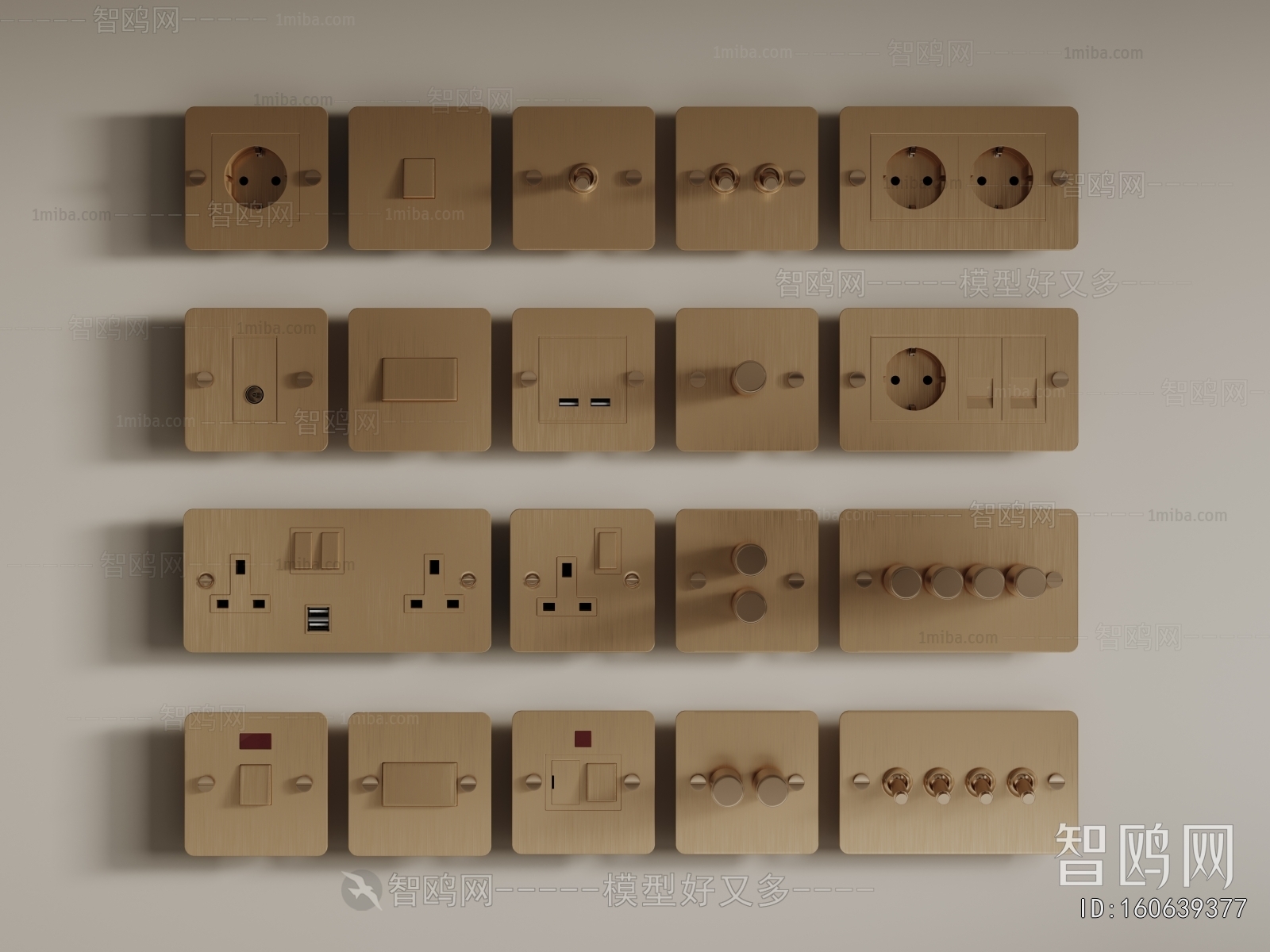 Modern Switch Socket Panel