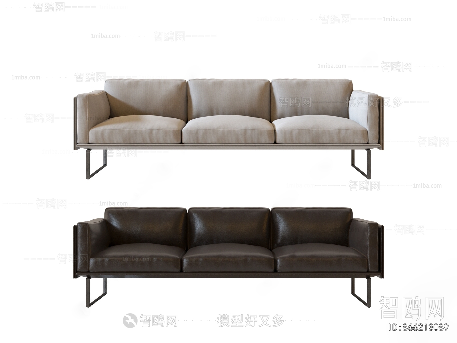 Modern Three-seat Sofa