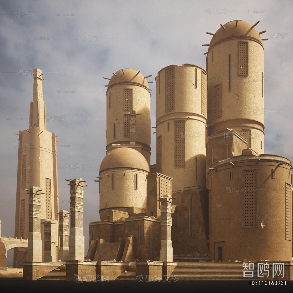 Classical Style Ancient Architectural Buildings