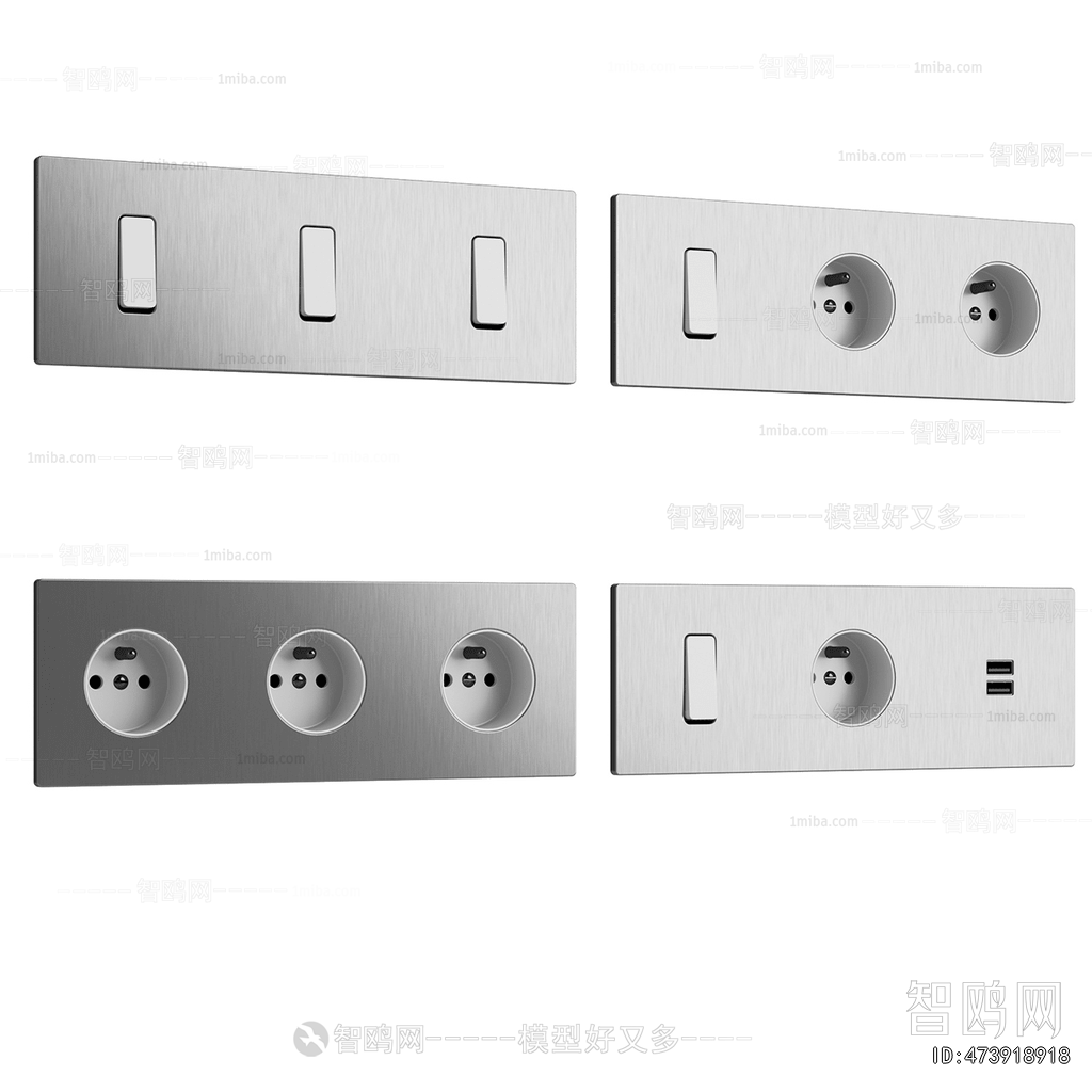 Modern Switch Socket Panel