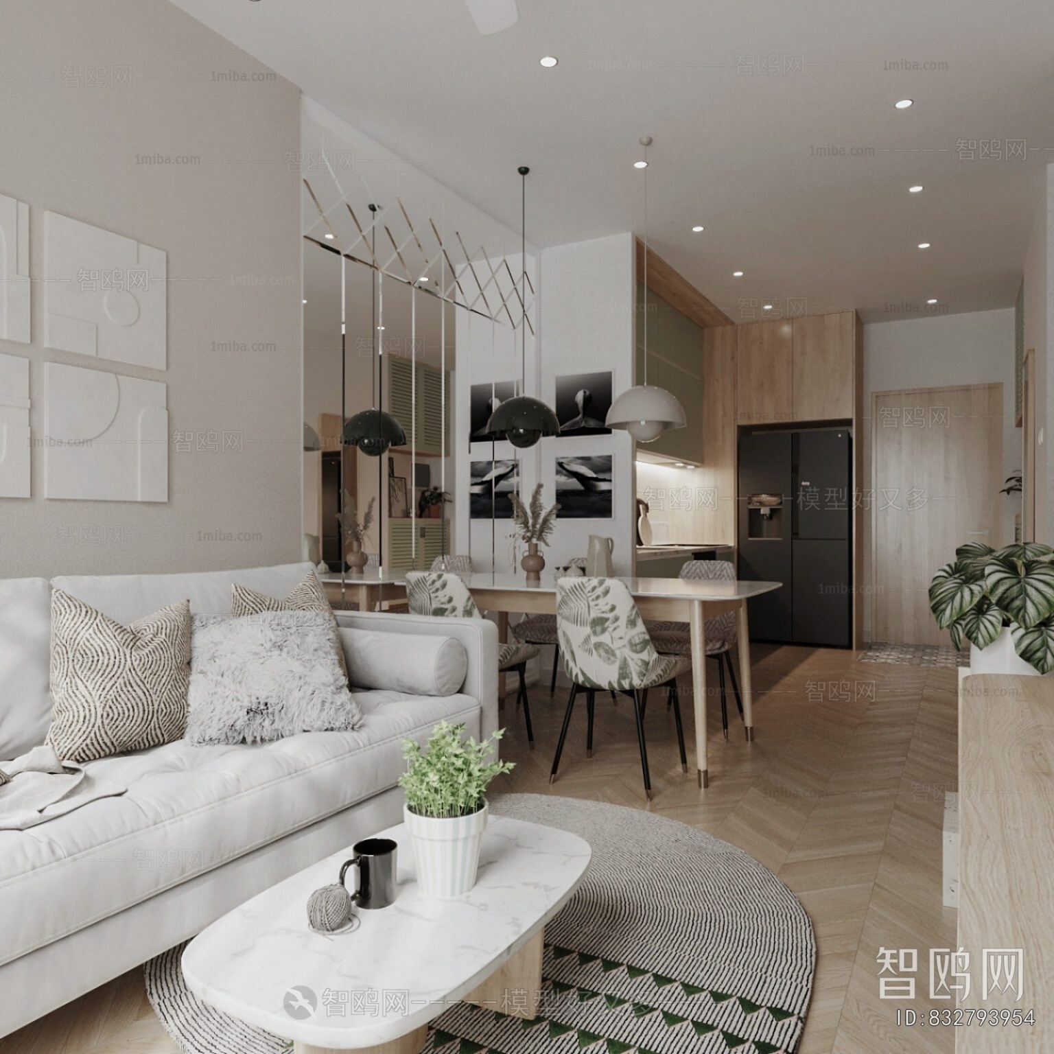 Nordic Style A Living Room