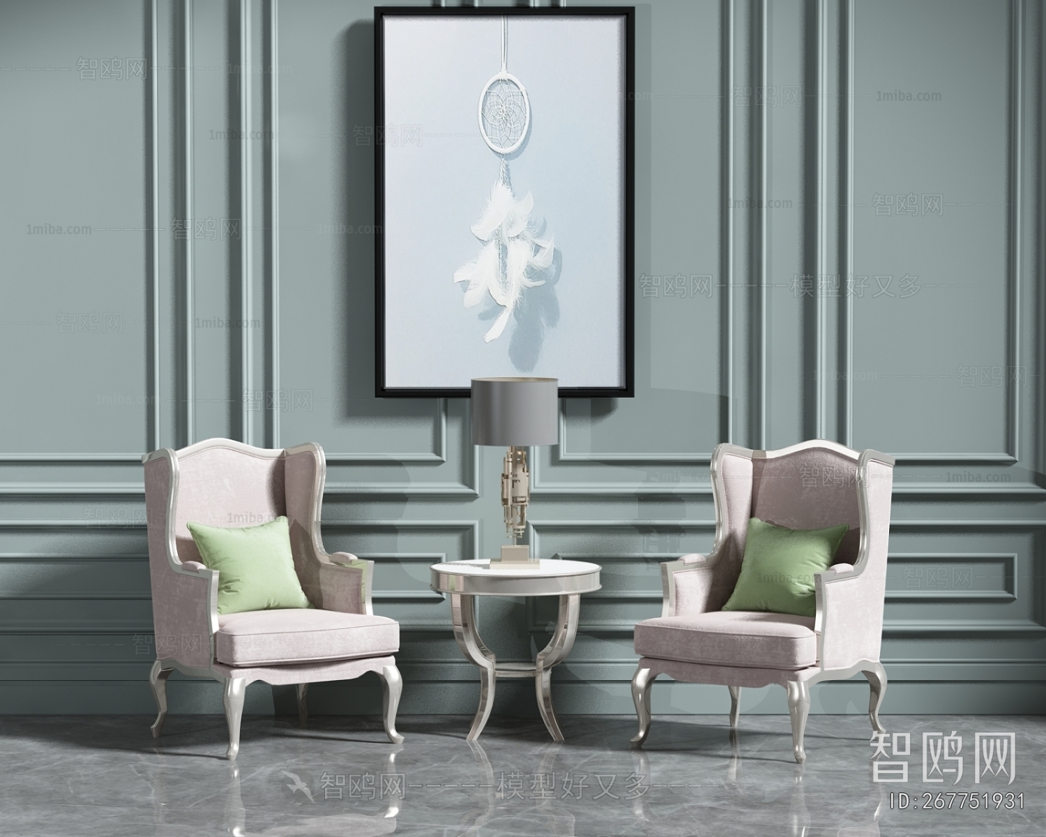 European Style Single Sofa