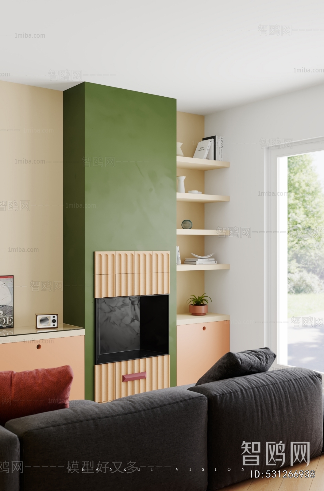 Nordic Style A Living Room