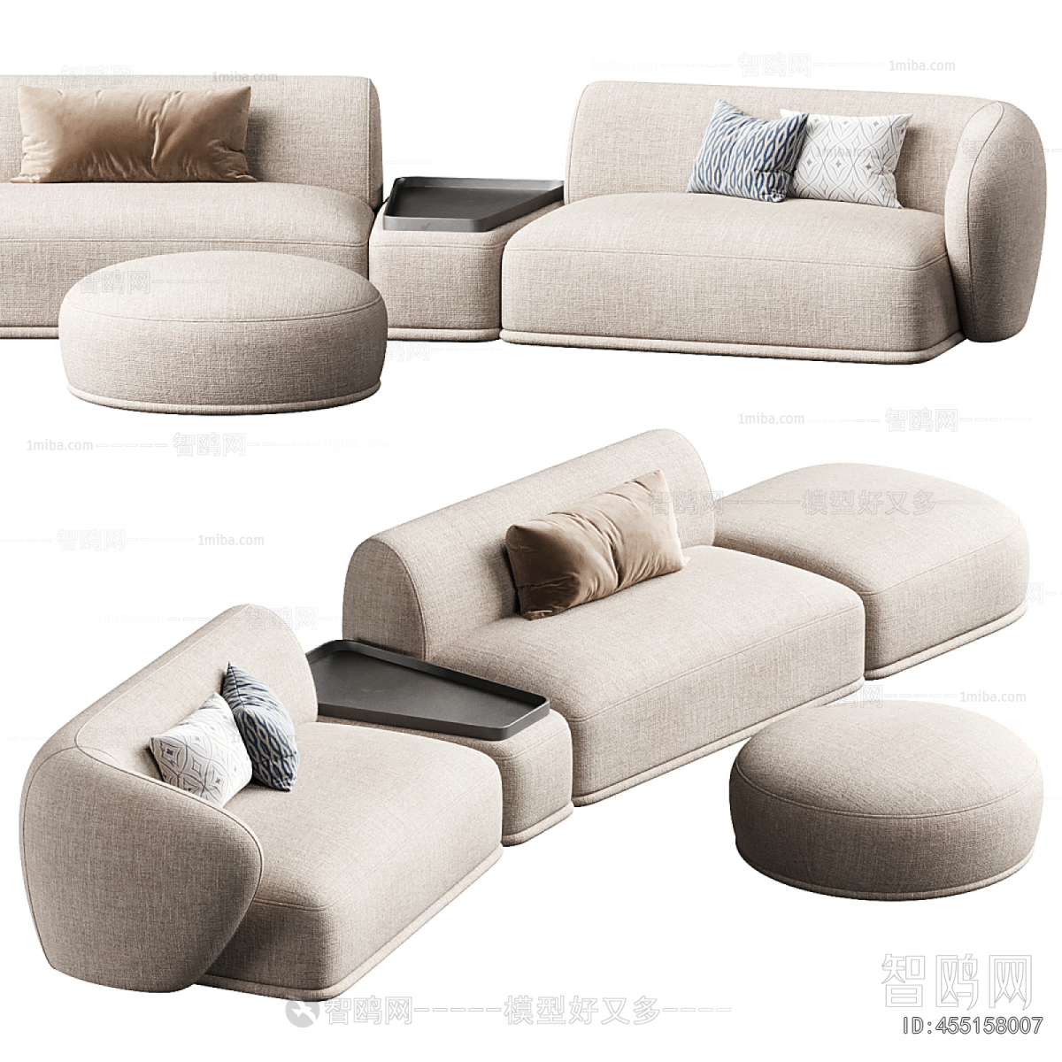 Modern Multi Person Sofa