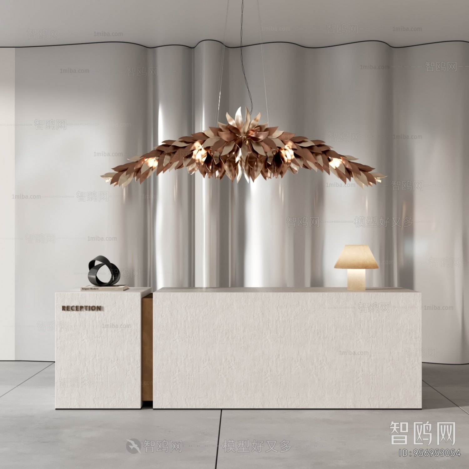 Modern Office Reception Desk