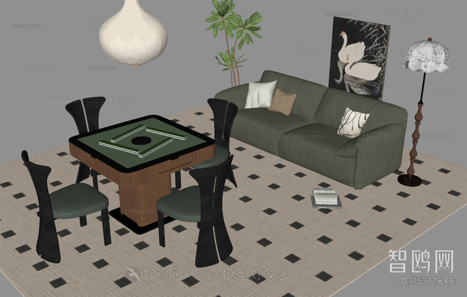 French Style Mahjong Tables And Chairs