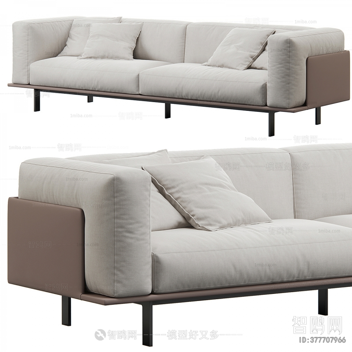 Modern Multi Person Sofa