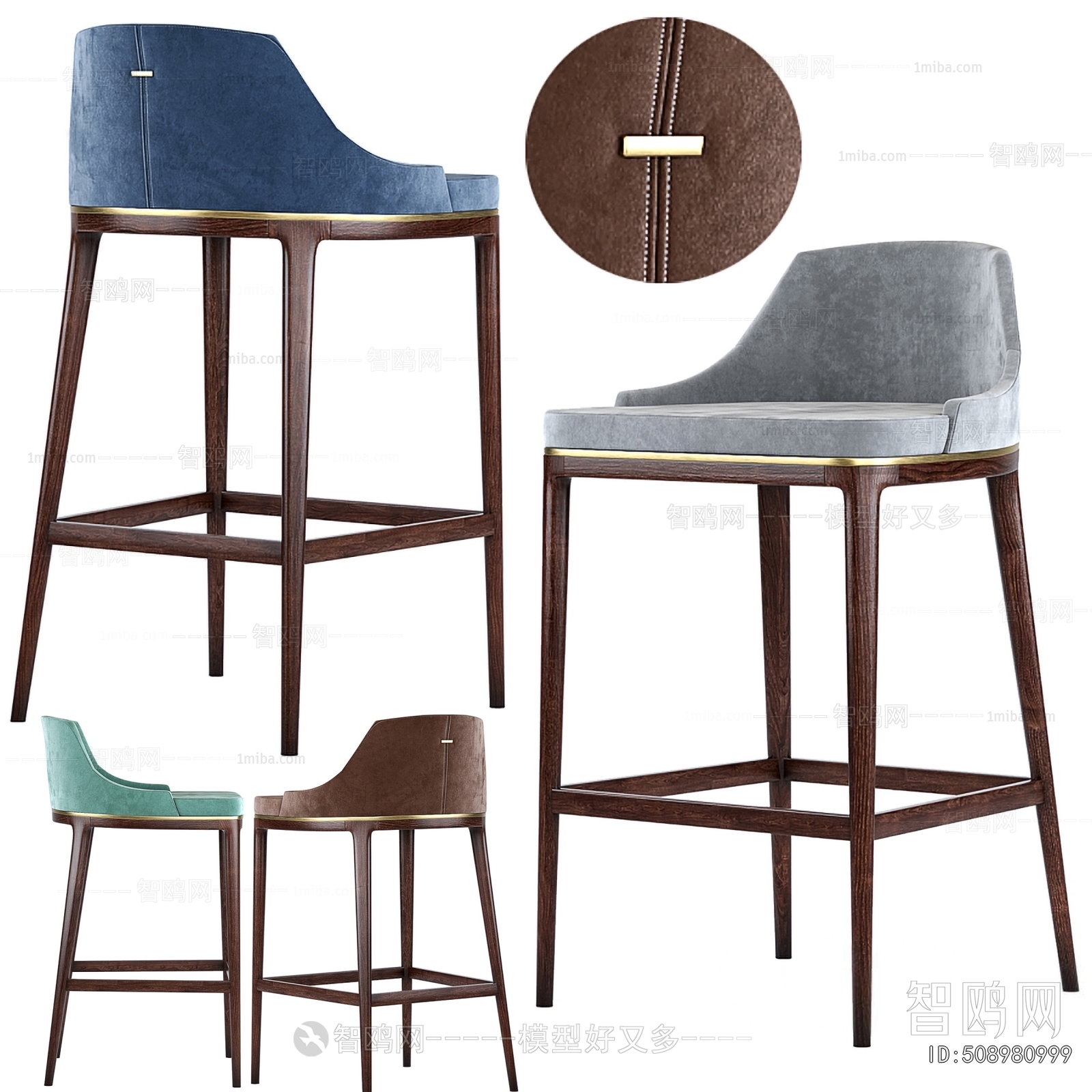 New Chinese Style Bar Chair